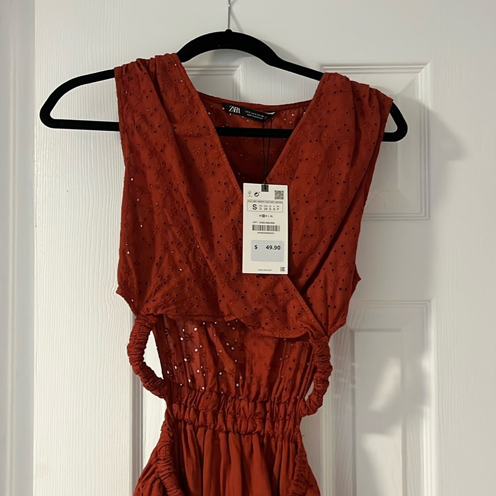 Zara dress with cut outs